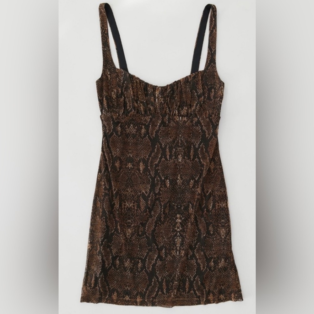 UO Anya Mesh Mini Dress